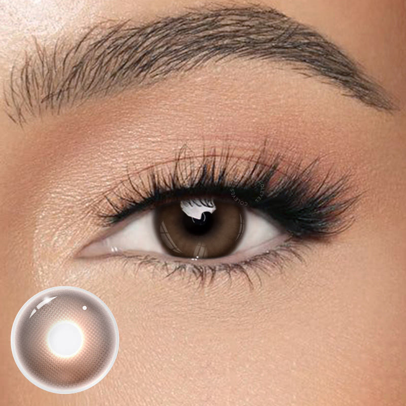 Coleyes Terra Orange Brown 6-Month Prescription Colored Contacts - image 1