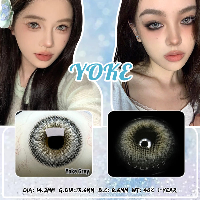 Coleyes Yoke Grey Yearly Colored Contacts - image 8