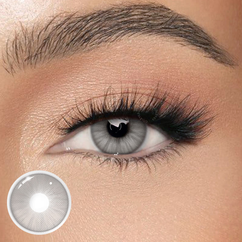 Coleyes Sicily Grey Yearly Prescription Colored Contacts - image 1