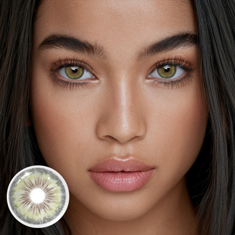 Coleyes Muse Green Yearly Prescription Colored Contacts - image 2