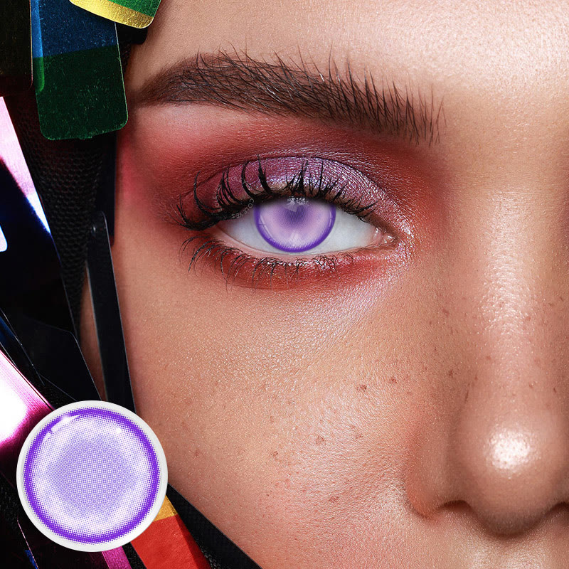 Coleyes Shinobu Kocho Violet Yearly Cosplay Colored Contacts - image 2