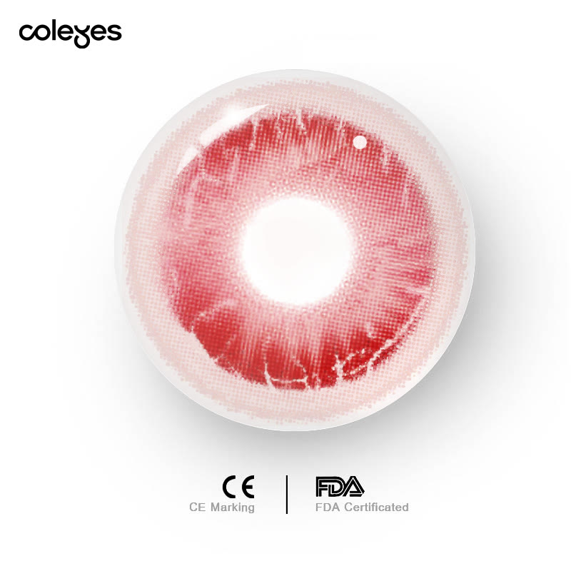 Coleyes Blaze Red 1-Day Cosplay Colored Contacts - image 9