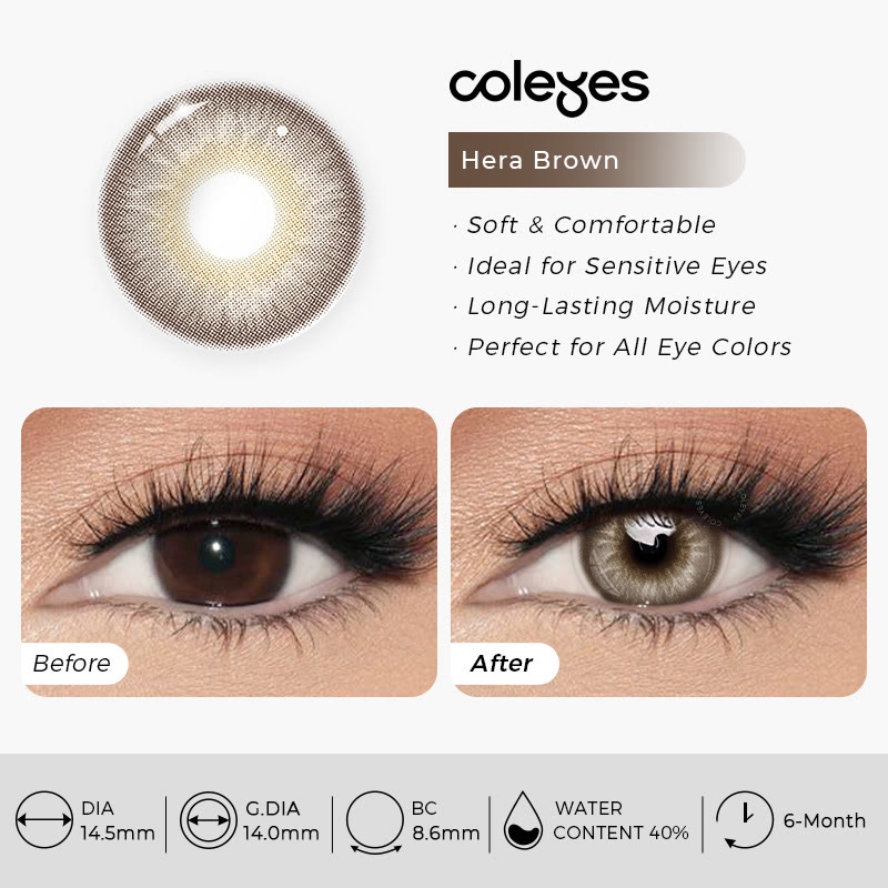 Coleyes Hera Brown Prescription 6-Month Colored Contacts - image 11