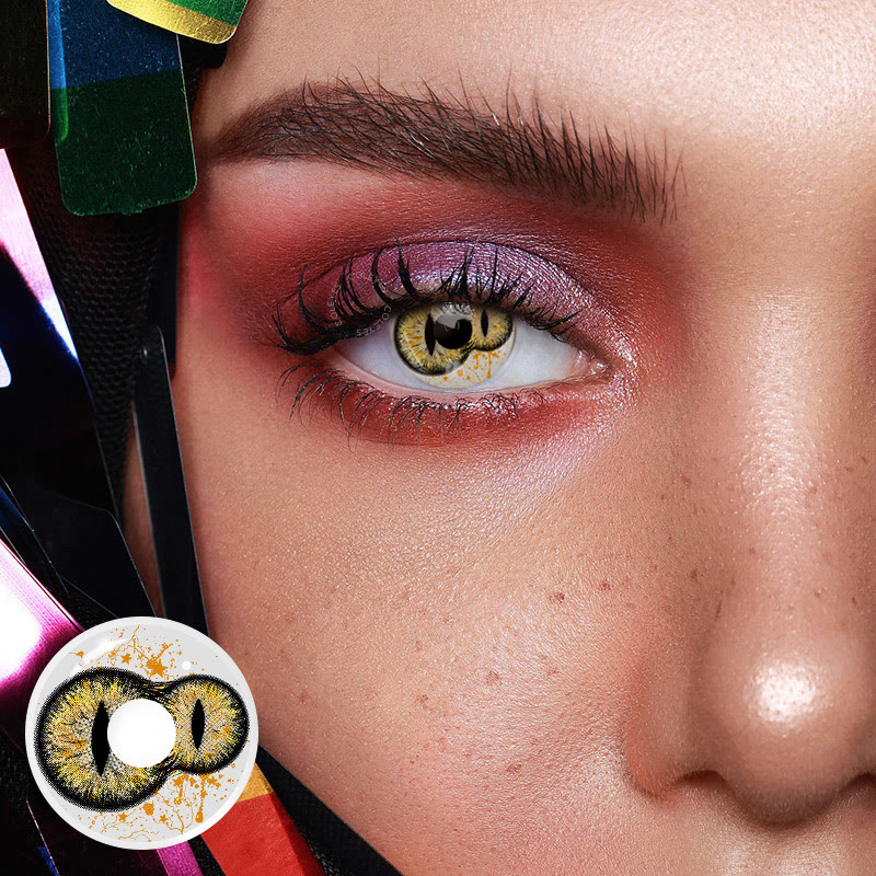 Coleyes Twin Serpent Brown 1-Day Cosplay Colored Contacts - image 2