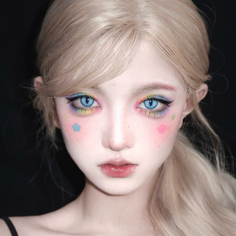 Coleyes Dragon Soul Blue 1-Day Cosplay Colored Contacts - image 3