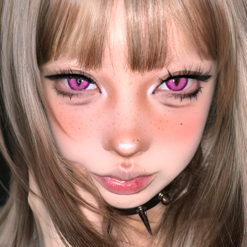 Coleyes Dragon Soul Violet 1-Day Cosplay Colored Contacts - image 4