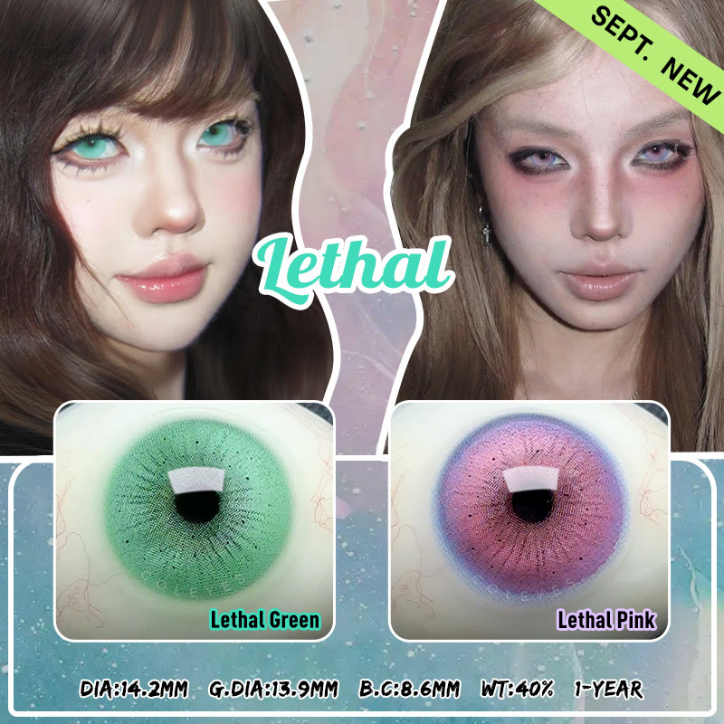 Coleyes Lethal Green Yearly Prescription Cosplay Colored Contacts - image 7