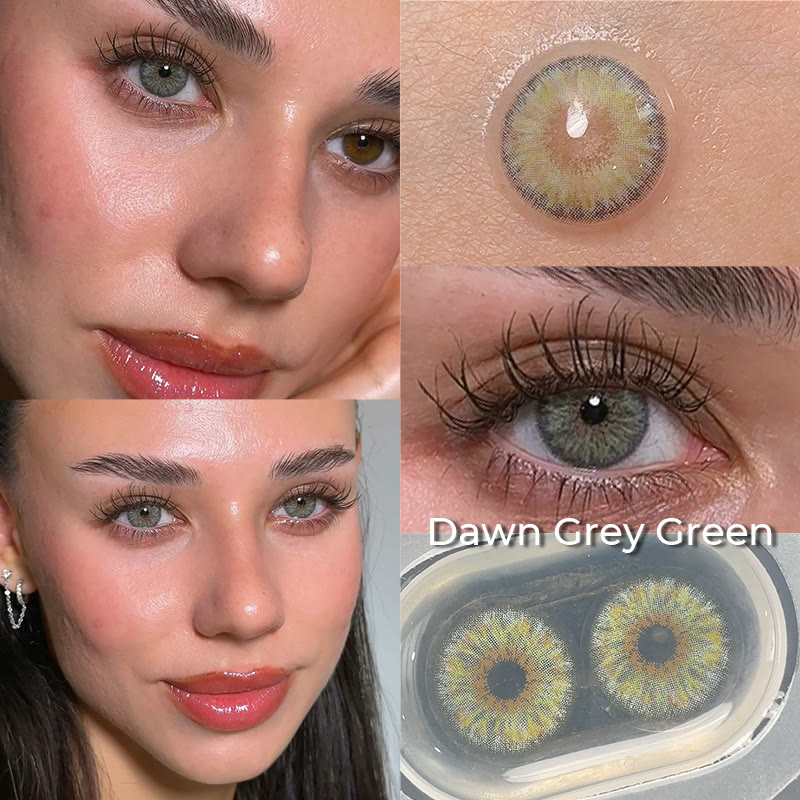 Coleyes Dawn Grey Green Yearly Prescription Colored Contacts - image 10