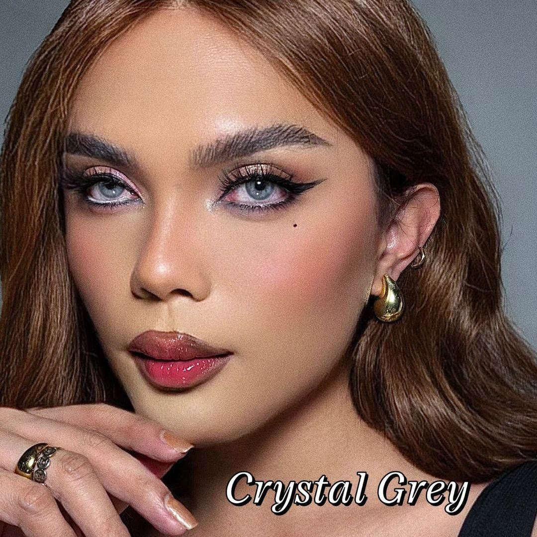 Coleyes Crystal Grey Yearly Prescription Colored Contacts - image 8