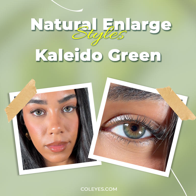 Coleyes Kaleido Green Yearly Prescription Colored Contacts - image 9