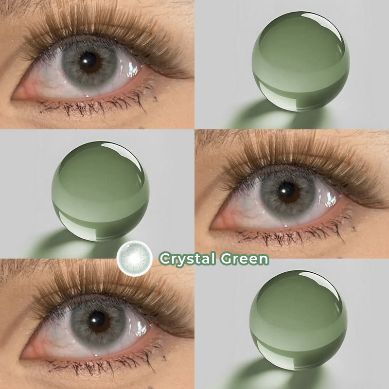 Coleyes Crystal Green Yearly Prescription Colored Contacts - image 8