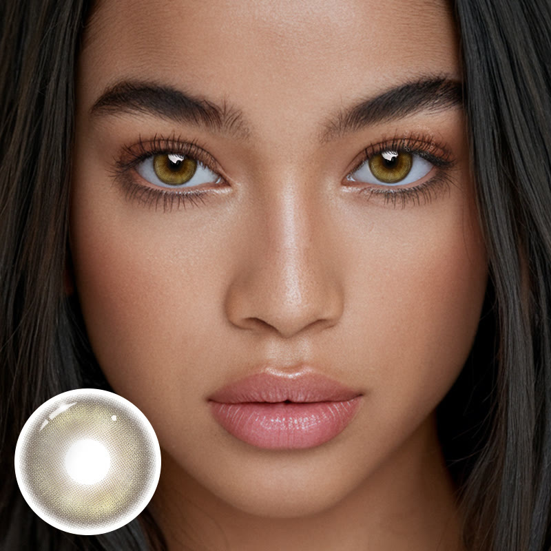 Coleyes Almond Brown Yearly Colored Contacts - image 2