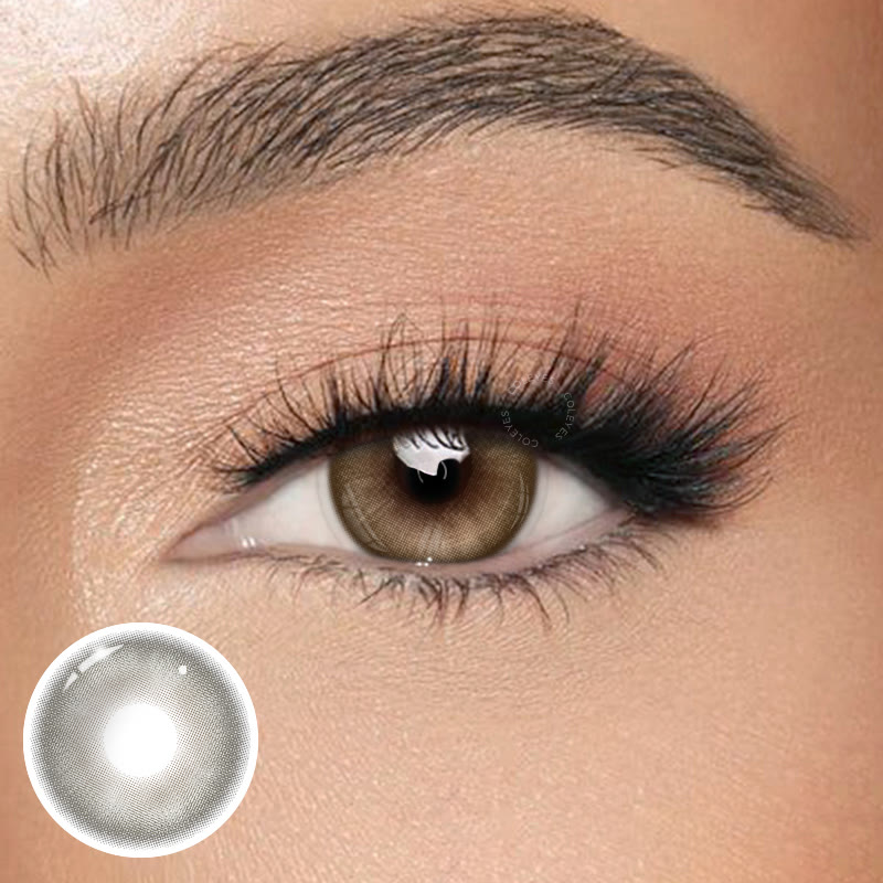 Coleyes Almond Grey Yearly Colored Contacts - image 1