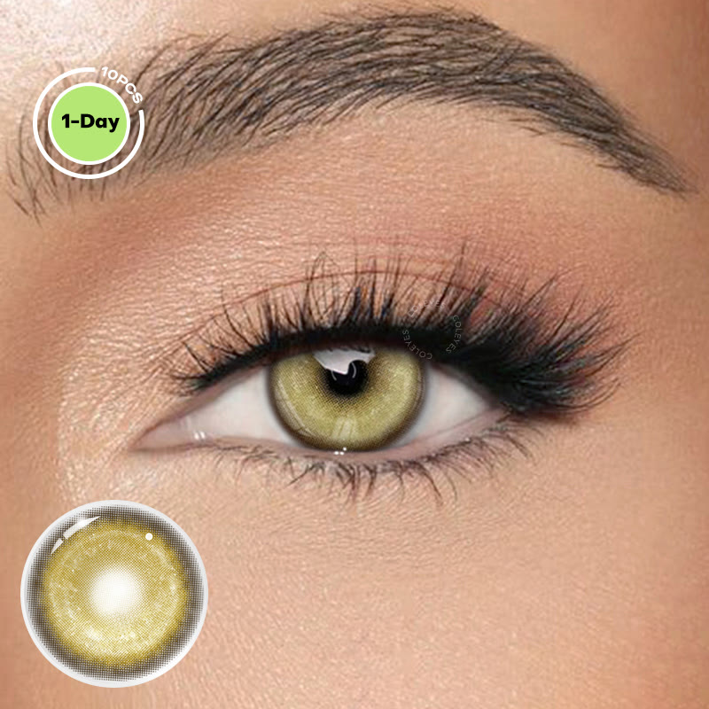 Coleyes Cosmic Gold Brown Prescription Cosplay Colored Contacts | 1 Day-10pcs - Cosmic Gold Brown (1-Day: 10PCS) - -8.00 - TD2001_BN_10pcs - image 1