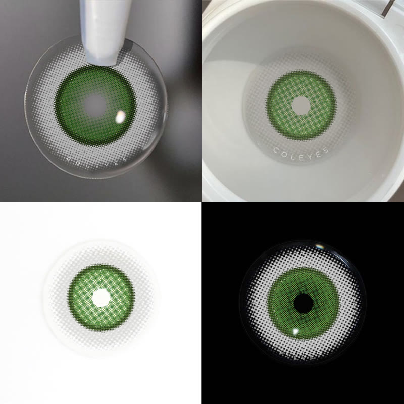 Coleyes Eclipse Green Yearly Cosplay Colored Contacts - image 3