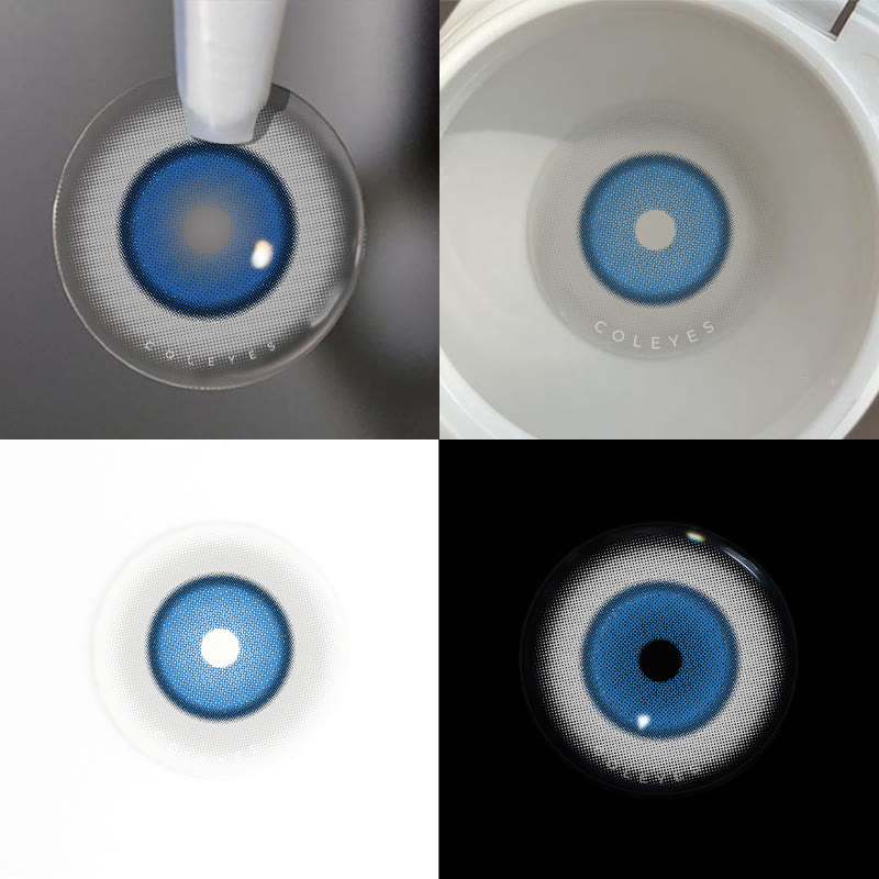 Coleyes Eclipse Blue Yearly Cosplay Colored Contacts - image 3