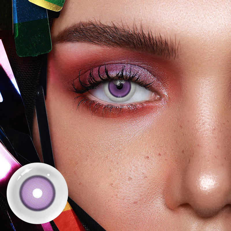 Coleyes Eclipse Violet Yearly Cosplay Colored Contacts - image 2