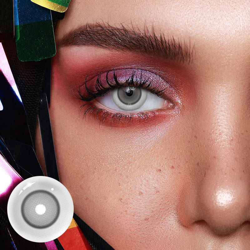 Coleyes Eclipse Grey Yearly Cosplay Colored Contacts - image 2