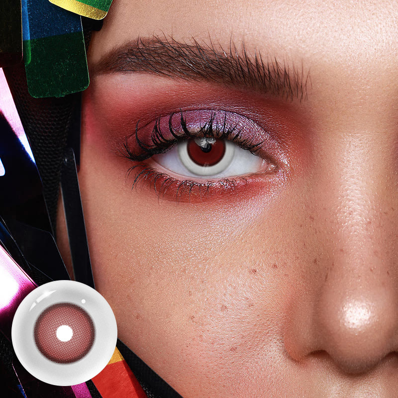 Coleyes Eclipse Red Yearly Cosplay Colored Contacts - image 2