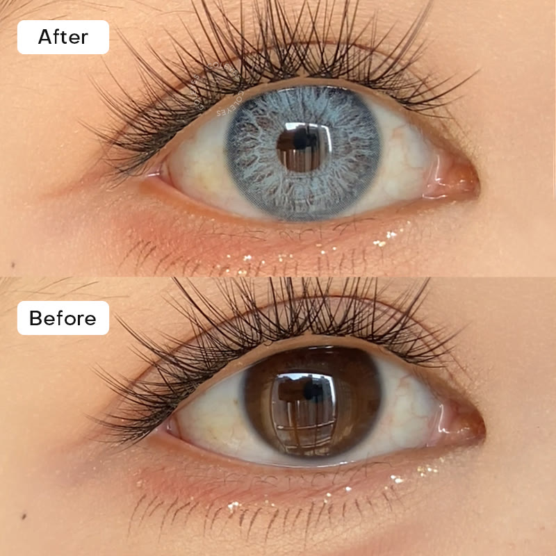 Coleyes K-Eyes Blue Yearly Prescription Colored Contacts - image 5