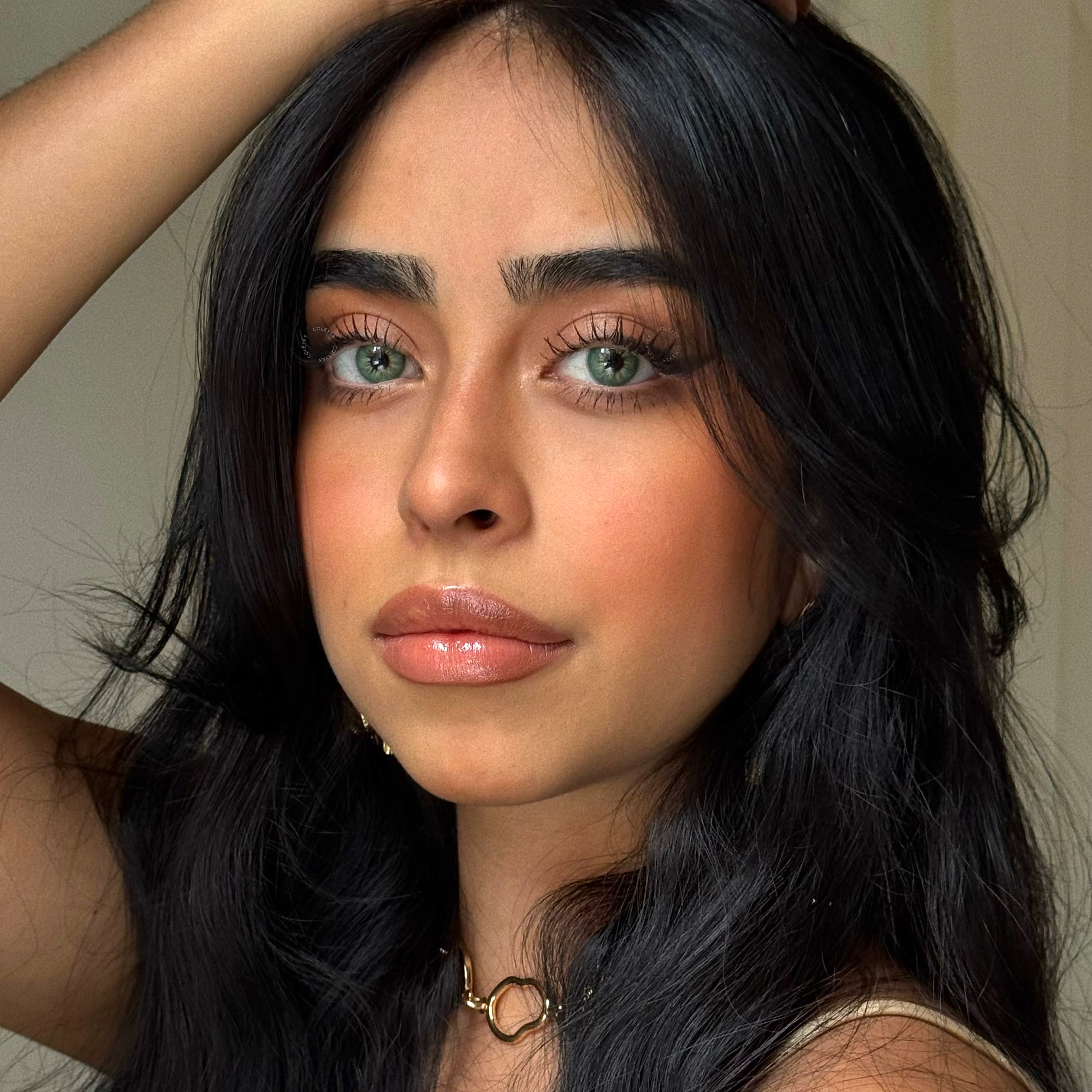 Coleyes Mona Green Yearly Prescription Colored Contacts - image 3