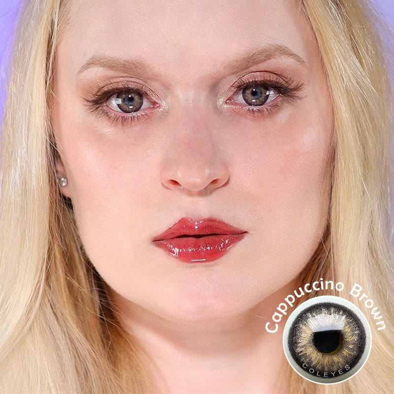 Coleyes Cappuccino Brown Yearly Prescription Colored Contacts - image 5