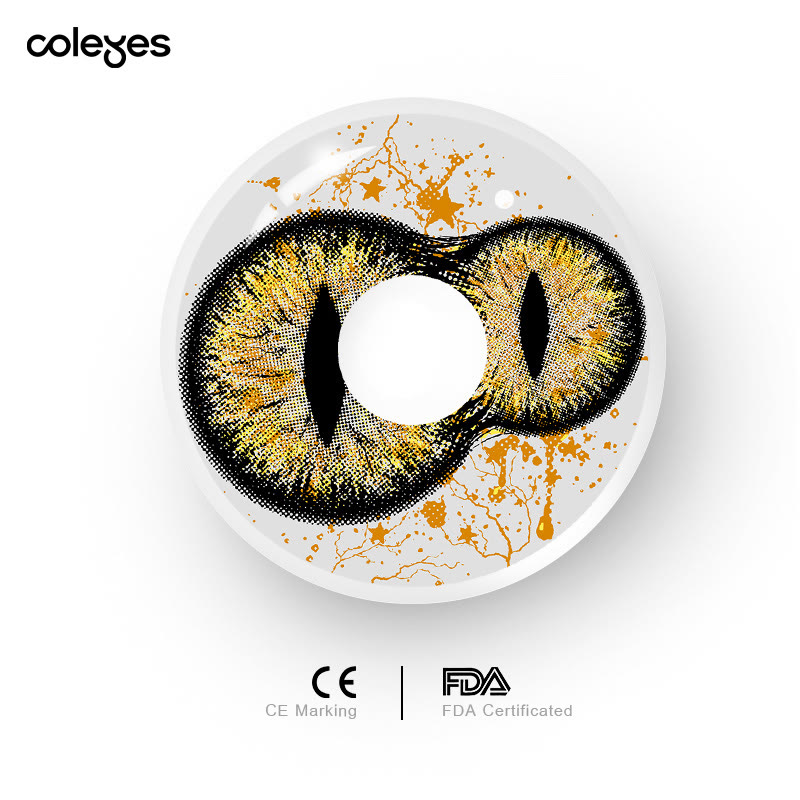 Coleyes Twin Serpent Brown 1-Day Cosplay Colored Contacts - image 5