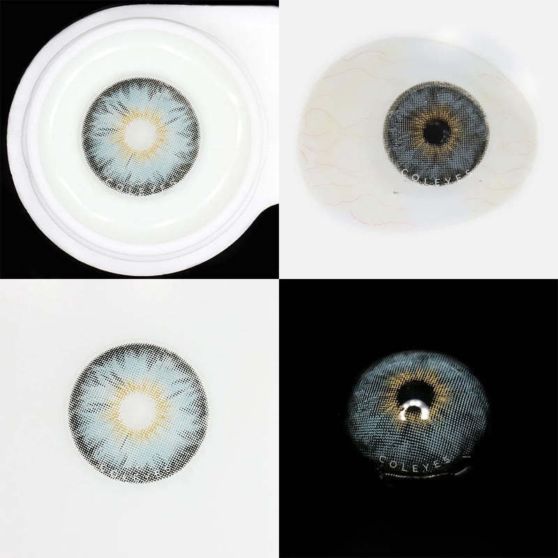 Coleyes Monica Blue Small Pupil Yearly Colored Contacts - image 5