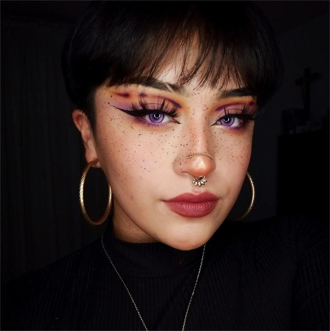 Coleyes Sassy Violet Prescription Yearly Cosplay Colored Contacts - image 7