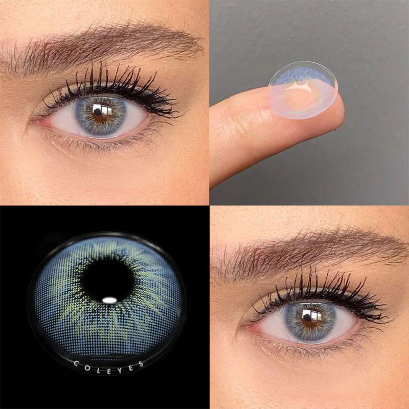 Coleyes Maze Blue Yearly Colored Contacts - image 5