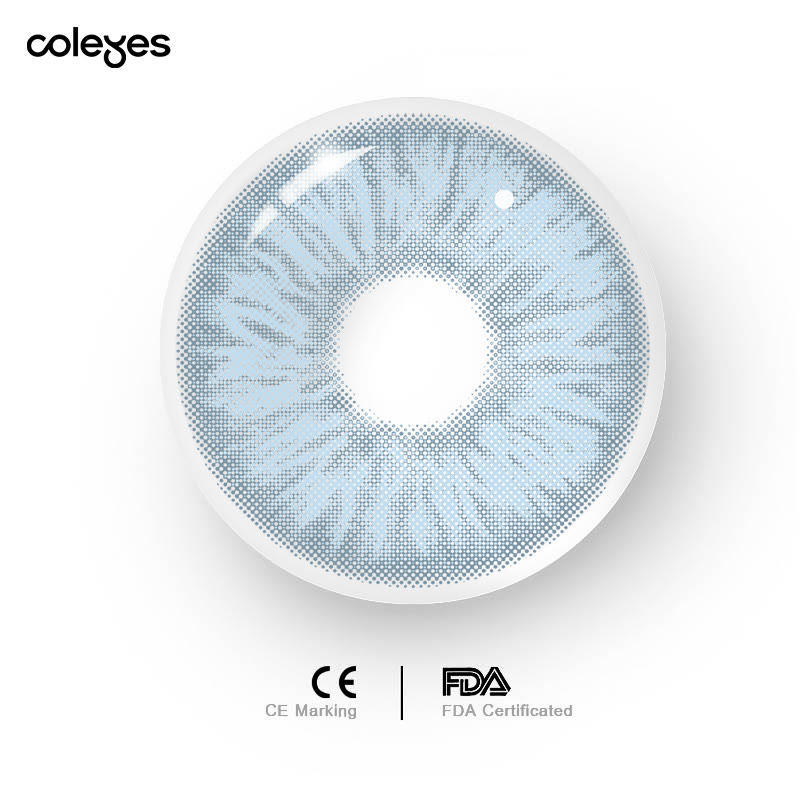 Coleyes Brume Azul Prescription Yearly Colored Contacts - image 5