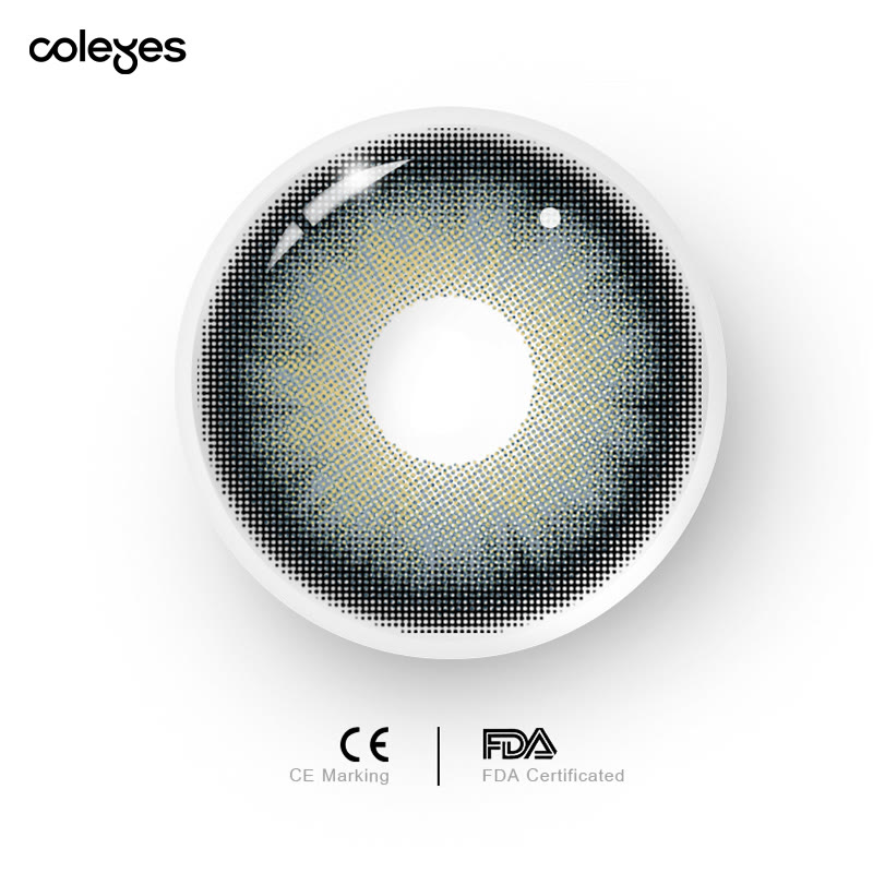 Coleyes Utopia Green Yearly Prescription Colored Contacts - image 12