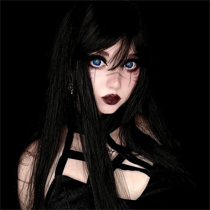 Coleyes Miracle Times DeepBlue Yearly Cosplay Prescription Colored Contacts - image 3