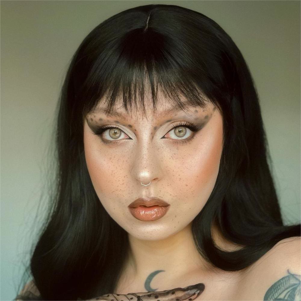 Coleyes No Makeup Friday Brown Yearly Prescription Colored Contacts - image 5