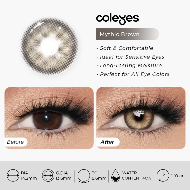Coleyes Mythic Brown Yearly Colored Contacts - image 16