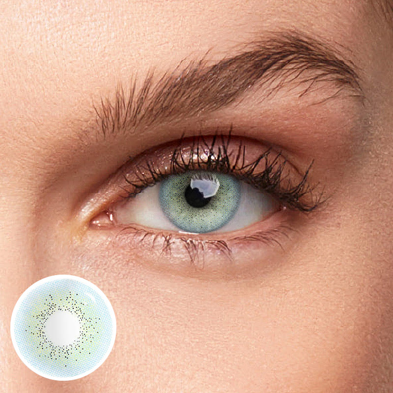 Coleyes Ocean Blue Yearly Prescription Colored Contacts - image 1