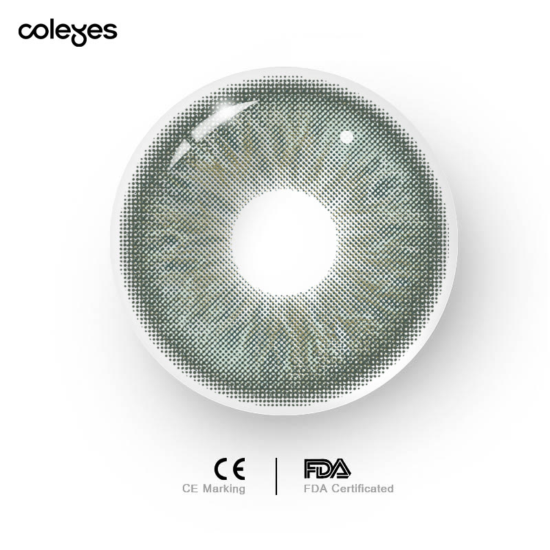Coleyes Lyra Green Prescription Yearly Colored Contacts - image 5