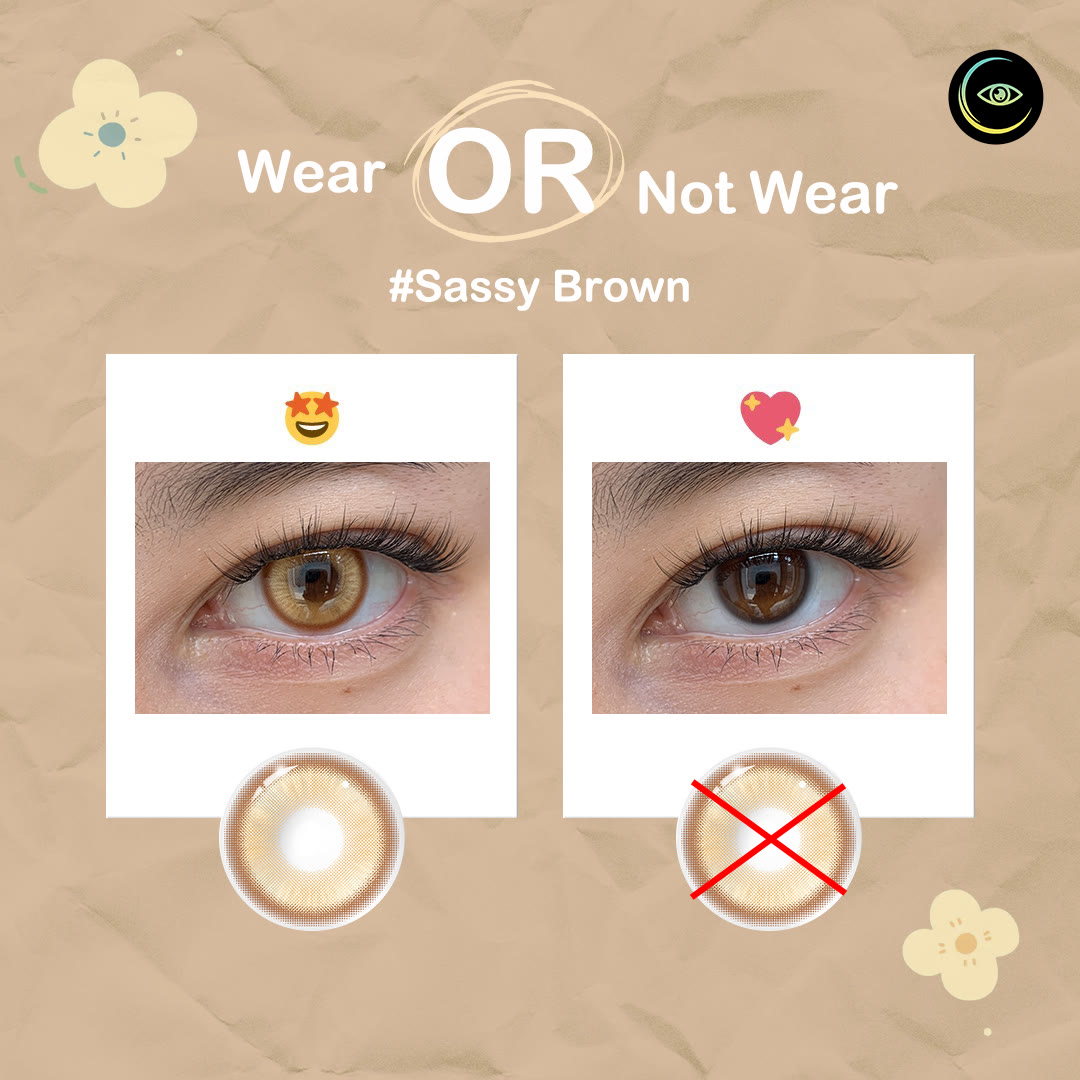 Coleyes Sassy Brown Prescription Yearly Cosplay Colored Contacts - image 6