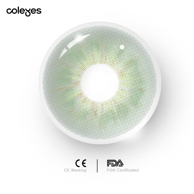 Coleyes Mona Green Yearly Prescription Colored Contacts - image 5
