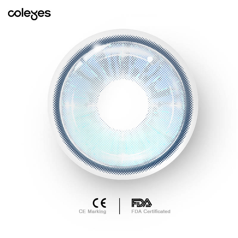 Coleyes Vista Blue Yearly Prescription Colored Contacts - image 5