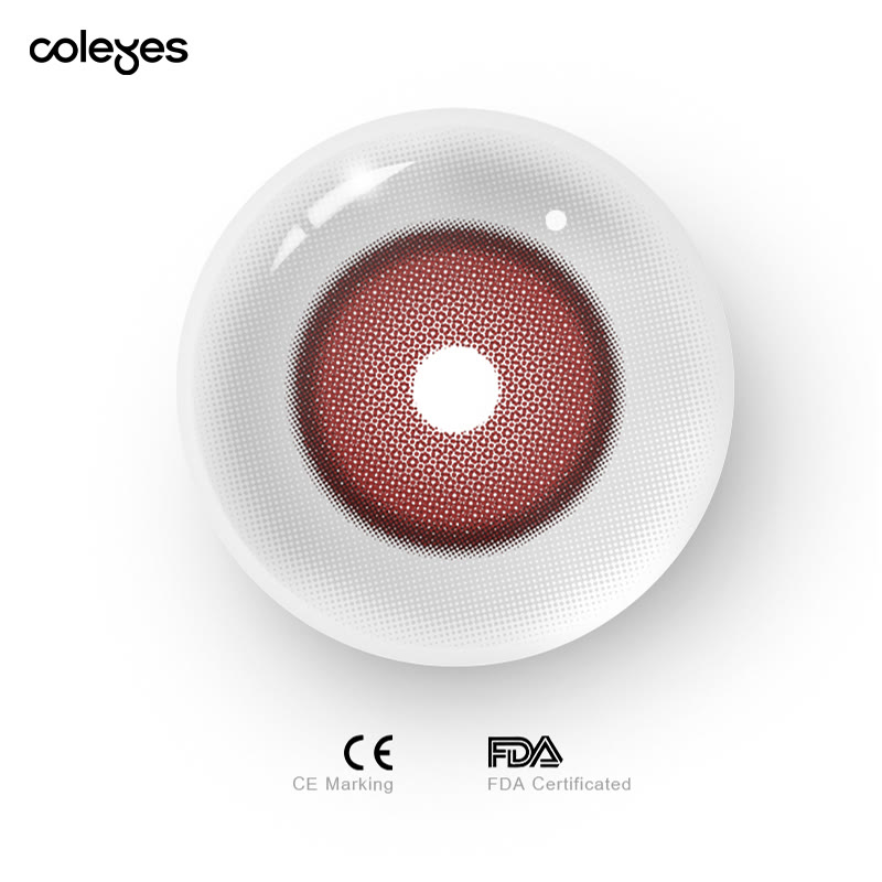 Coleyes Eclipse Red Yearly Cosplay Colored Contacts - image 5