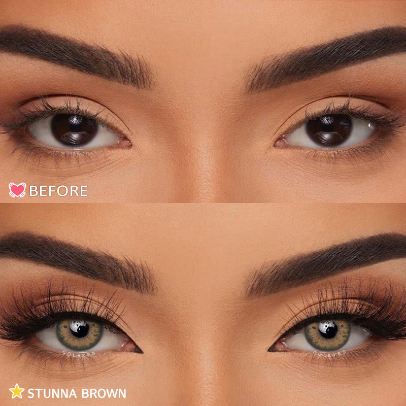 Coleyes Stunna Brown Yearly Prescription Colored Contacts - image 5