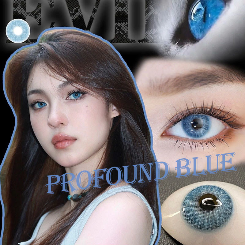 Coleyes Profound Blue Yearly Prescription Colored Contacts - image 10
