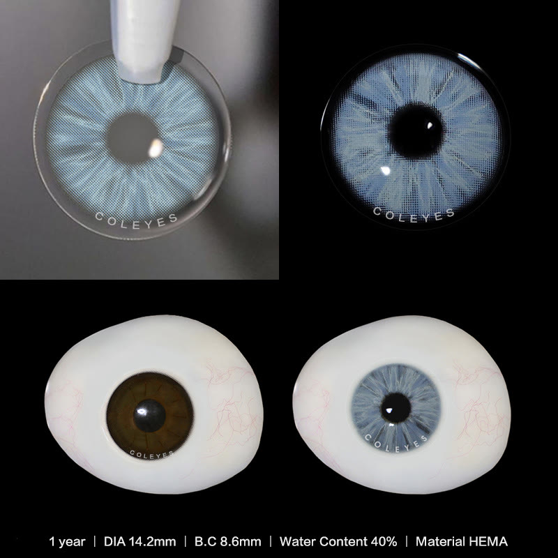 Coleyes Love Spell Hot Love Yearly Prescription Colored Contacts - image 4