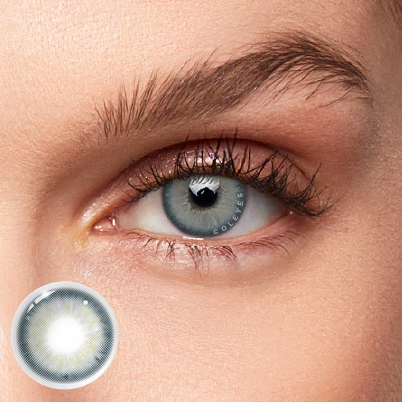 Coleyes Aegean Sea Ⅱ Grey Yearly Prescription Colored Contacts - image 1