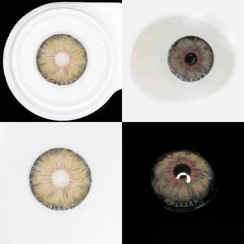 Coleyes Monica Brown Small Pupil Prescription Yearly Colored Contacts - image 5