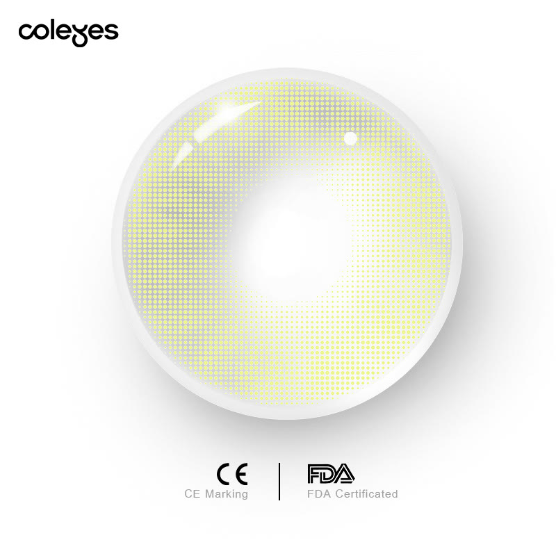 Coleyes Aurora Crystal Green Yearly Prescription Colored Contacts - image 6
