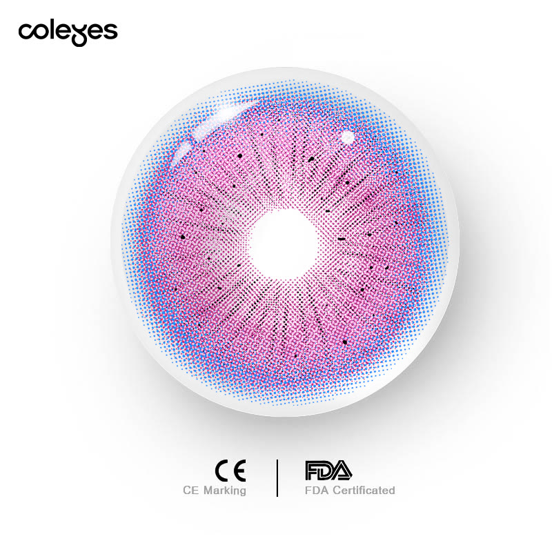 Coleyes Lethal Pink Yearly Prescription Cosplay Colored Contacts - image 12
