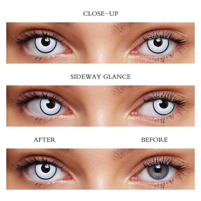 Coleyes Manson White Yearly Prescription Cosplay Colored Contacts - image 4