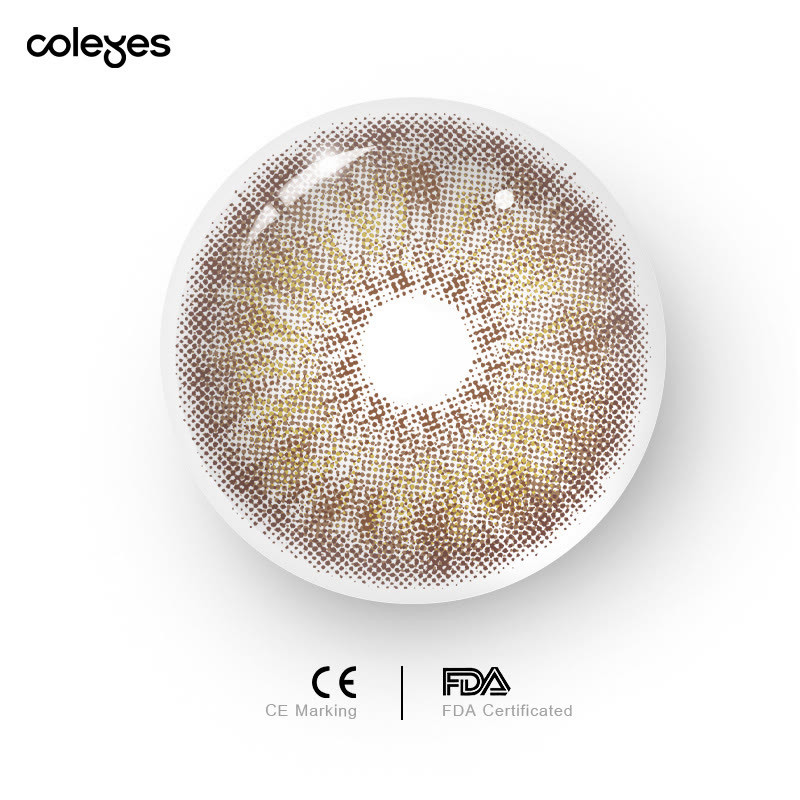 Coleyes Dawn Brown Yearly Prescription Colored Contacts - image 5